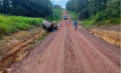 motorista-tem-cabeca-esmagada-e-morre-ao-capotar-carro-no-interior-de-roraima
