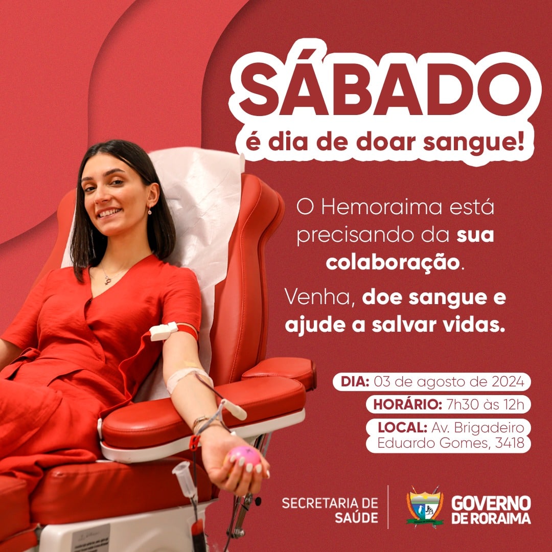 hemoraima-e-diocese-recebem-doadores-de-sangue-neste-sabado-–-governo-de-roraima