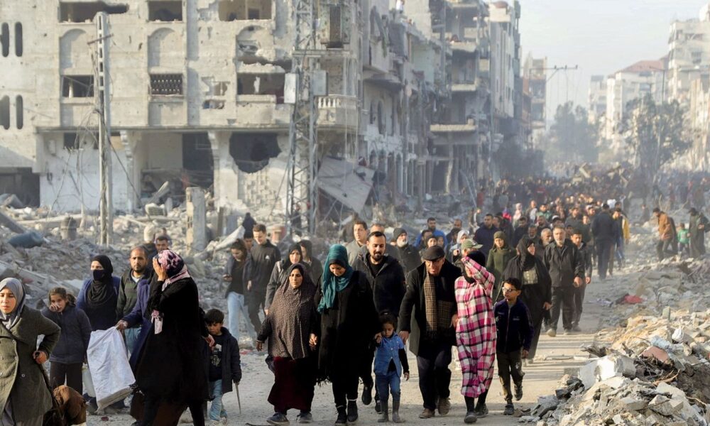 palestinos-comecam-a-retornar-para-uma-gaza-devastada